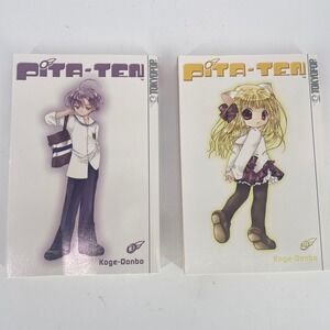 Pita-Ten Manga Volumes 3‎ and 4 by Koge-Donbo Tokyopop Anime Comic Books English